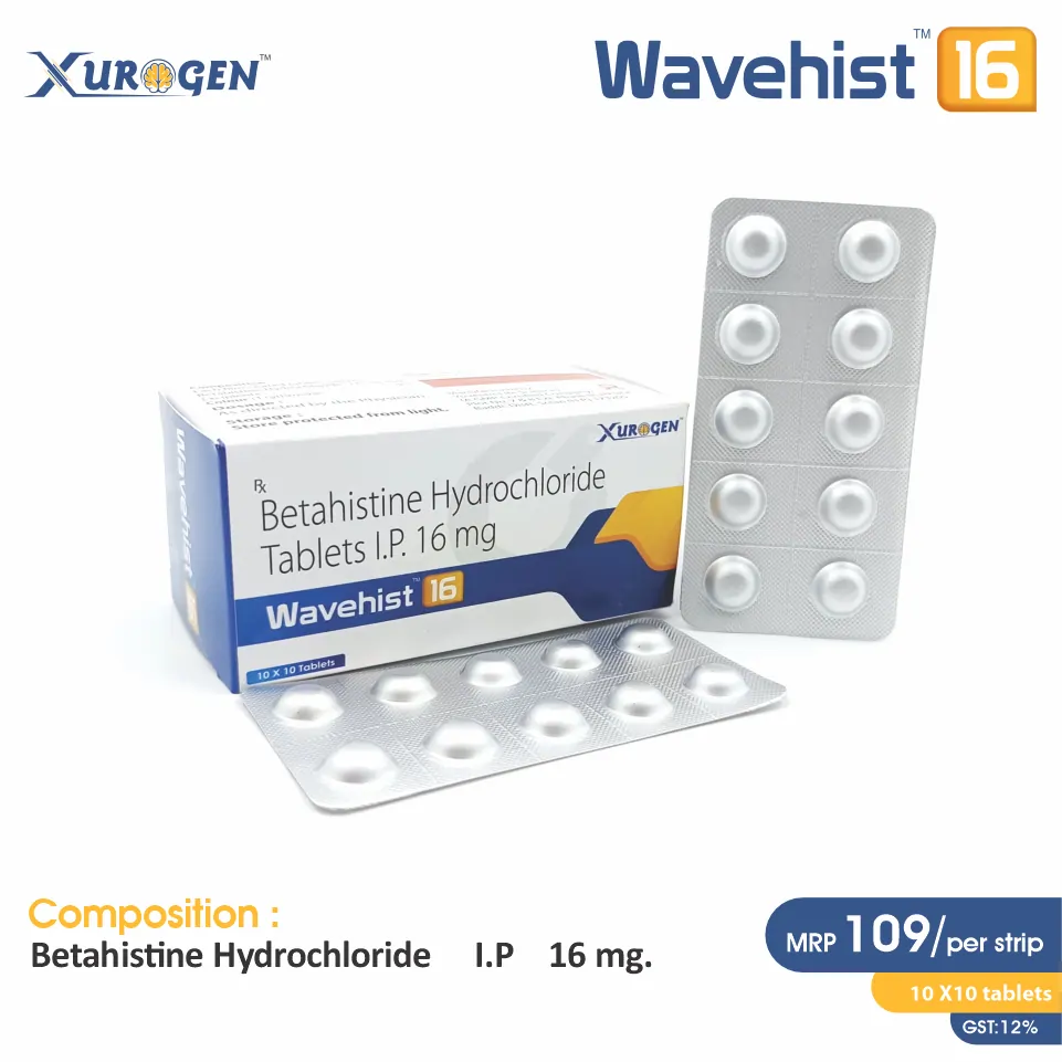 Betahistine (16mg) Wavehist 16 Tablet at best price in PCD Pharma Franchise for Meniere